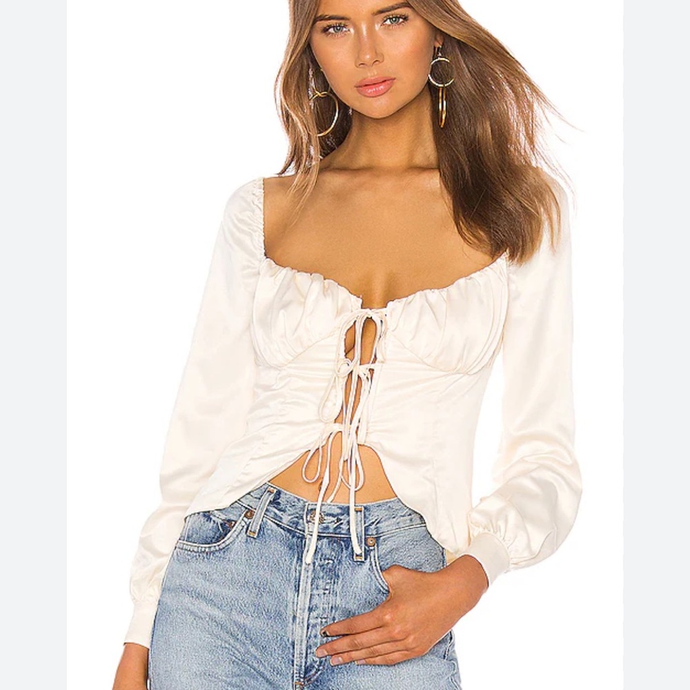 Majorelle Cream Women's Top
